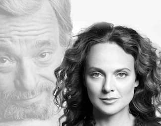 Via Sam Morris PR Melissa Errico and Stephen Sondheim.