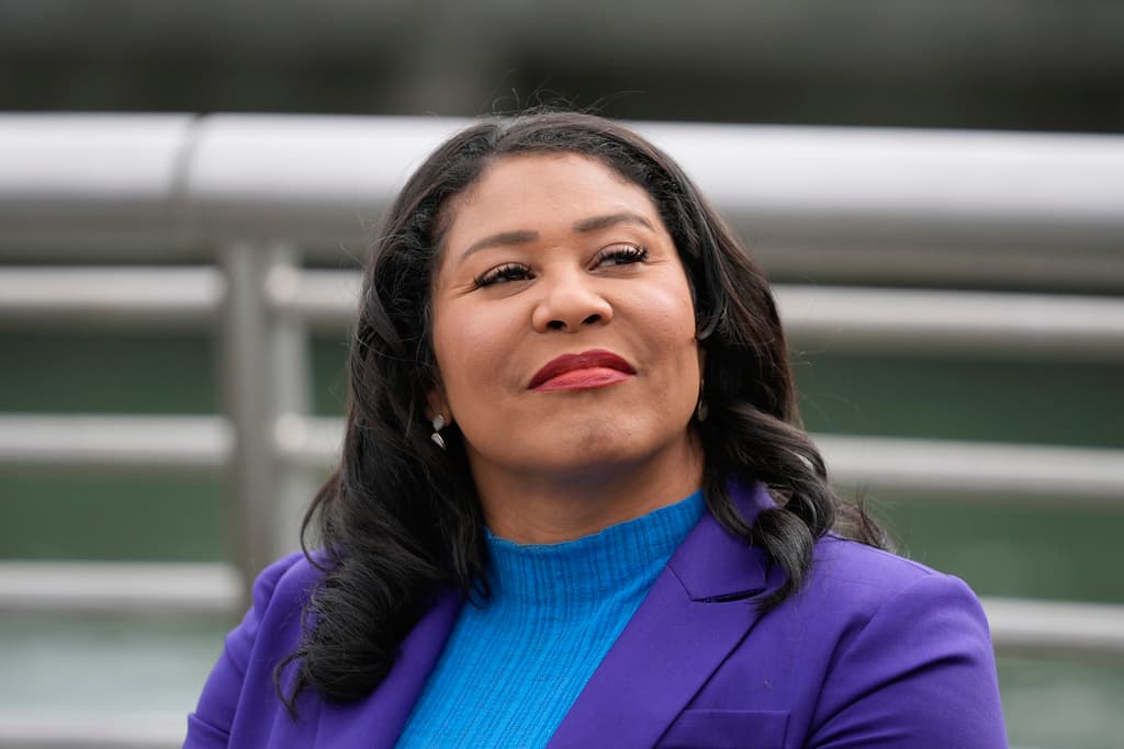 AP/Eric Risberg San Francisco's mayor, London Breed.
